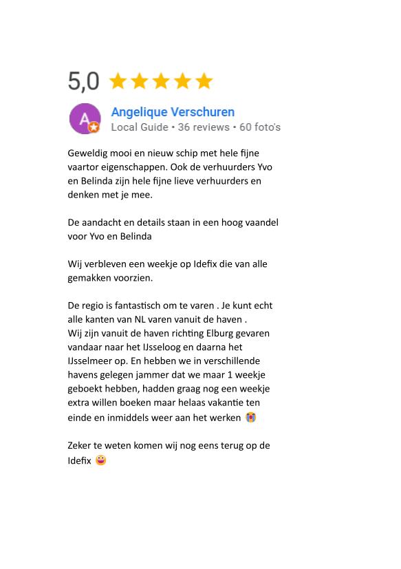 Review Angelique Verschuren